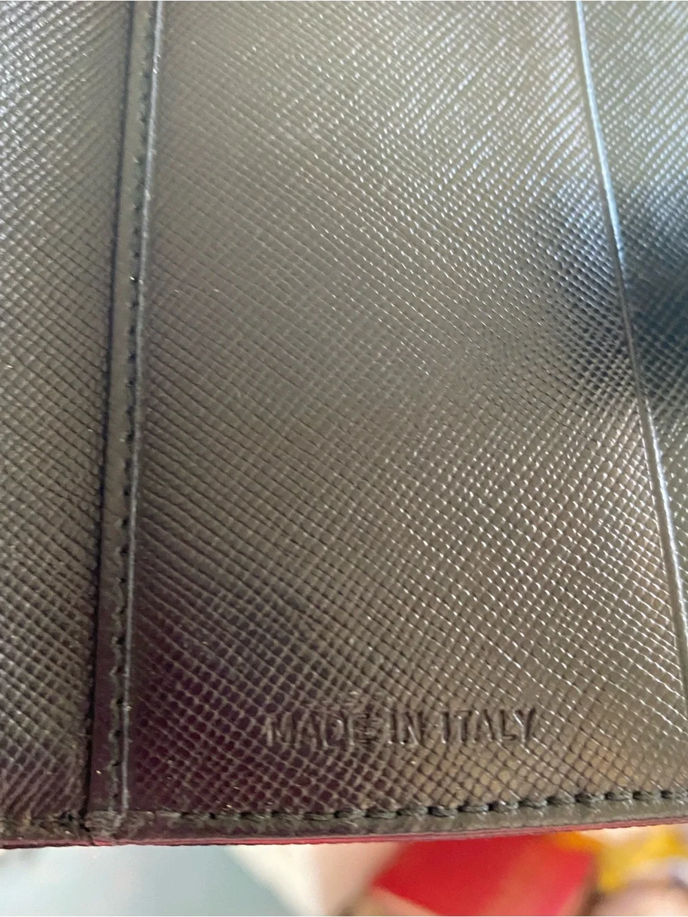Prada Black Nylon Wallet with Gold Triangle Logo - Picture 9 of 9